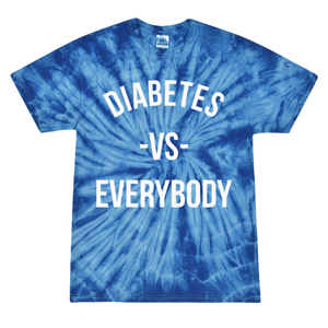 Diabetes vs Everybody Tie-Dye Tee