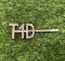 Load image into Gallery viewer, &quot;T1D&quot; Custom Hair Clip (Silver)
