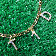 Load image into Gallery viewer, Custom “T1D” Anklet (Gold)